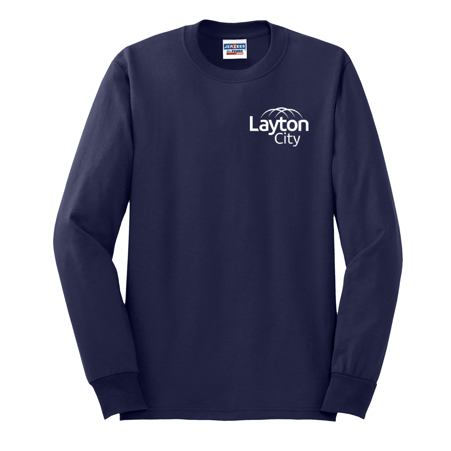 Layton City - Jerzees® - Dri-Power® 50/50 Cotton/Poly Long Sleeve T-Shirt