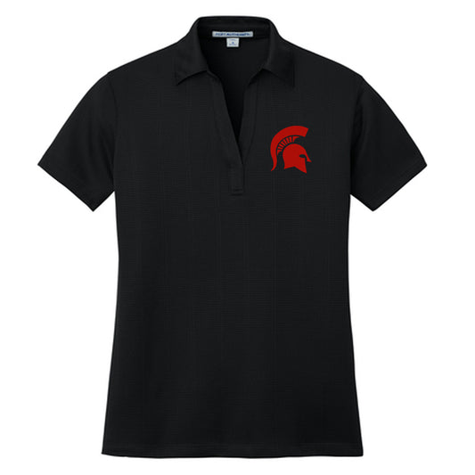 South Davis- Women's Jacquard Textured Polo
