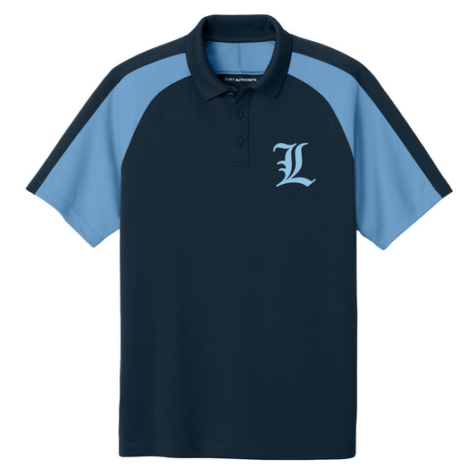 Layton Baseball- Wearever Performance Pique Colorblock Polo