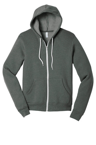 Layton City - BELLA+CANVAS ® Unisex Sponge Fleece Full-Zip Hoodie