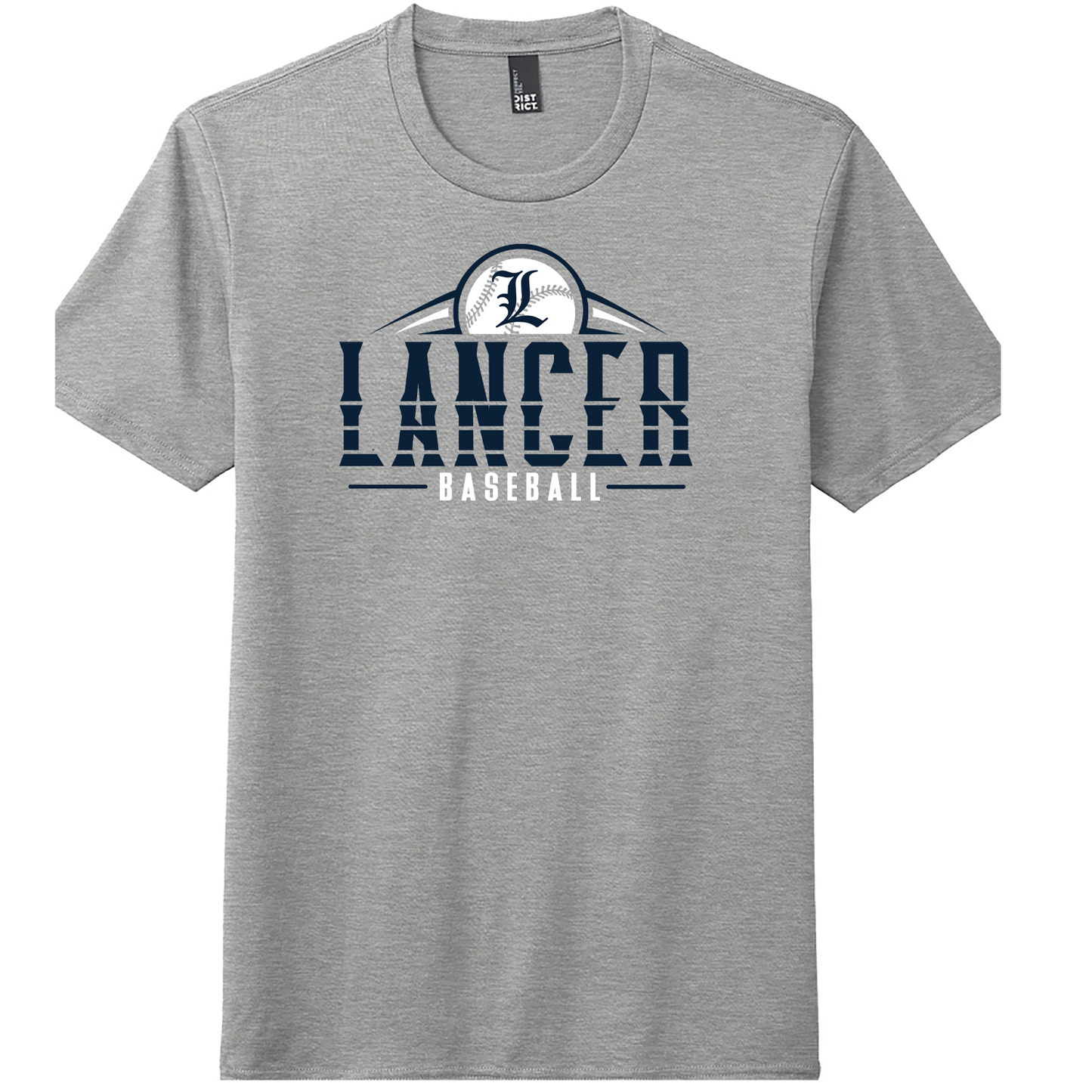 Layton Baseball MENS Tshirt -Grey