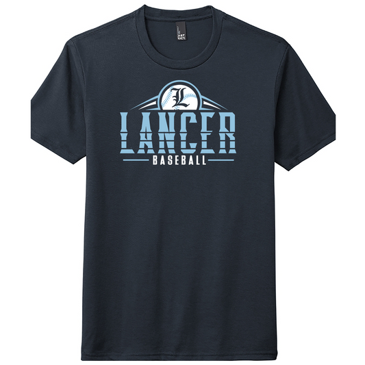 Layton Baseball MENS Tshirt -Navy