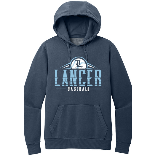 Layton Baseball Unisex Hoodie- Navy