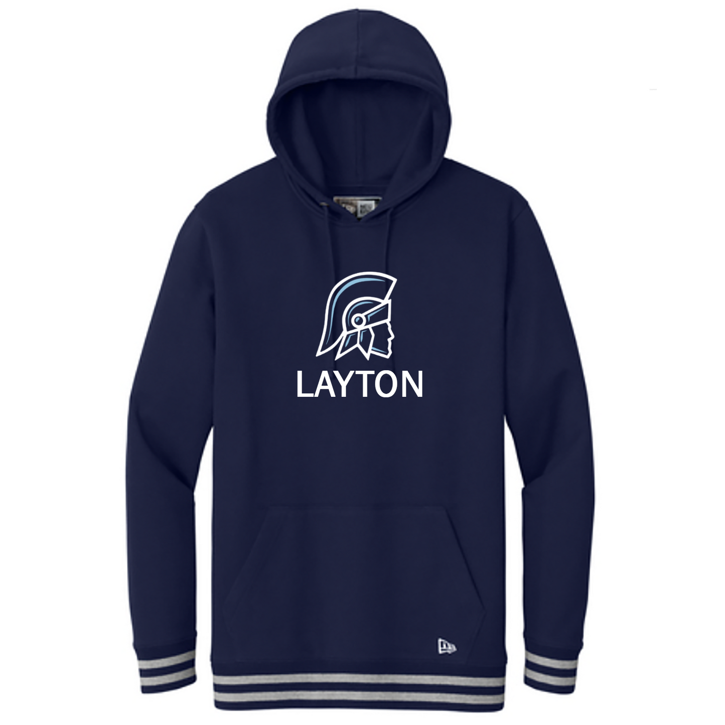 NAVY/ATHLETIC GRAY New Era ® Comeback Fleece Pullover Hoodie