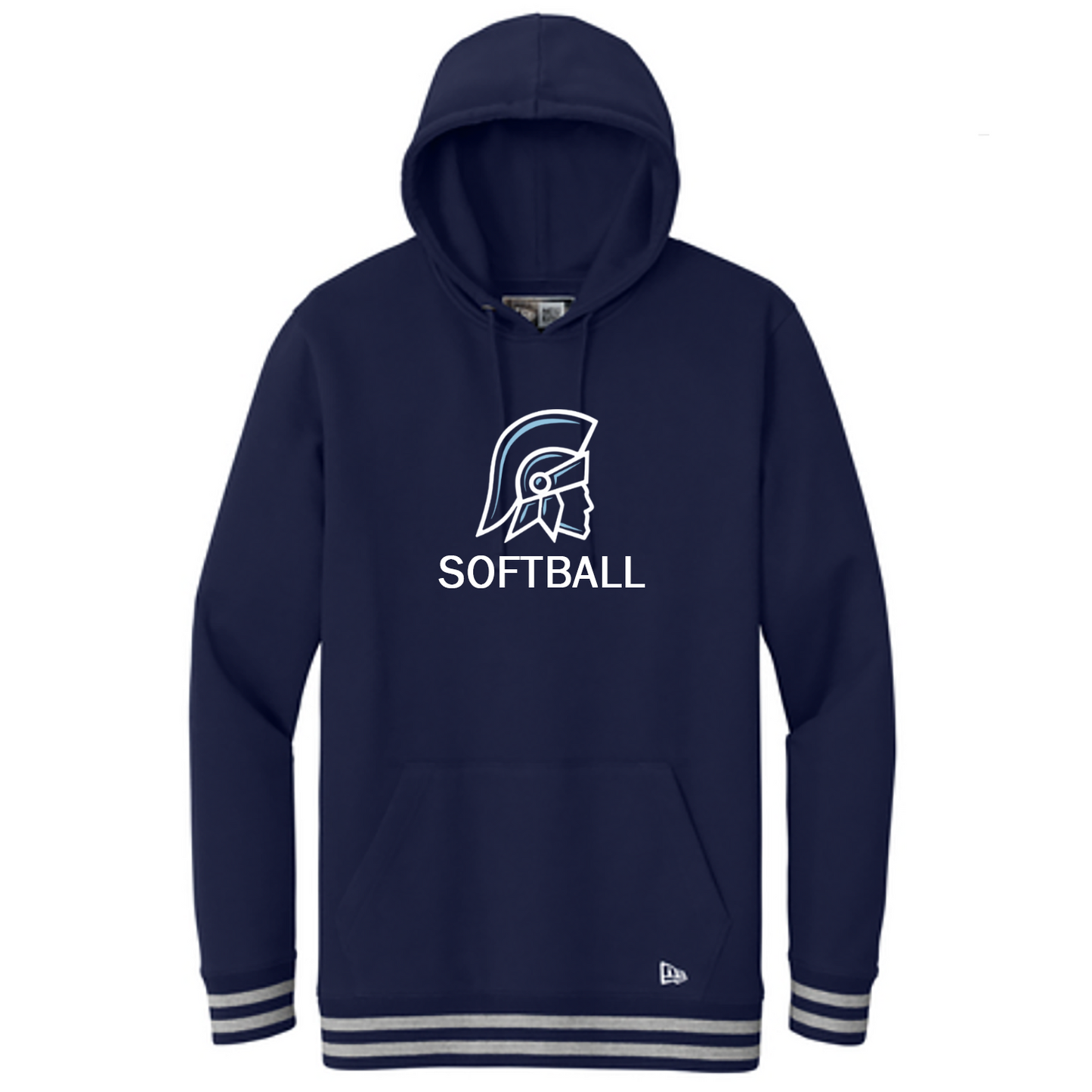 NAVY/ATHLETIC GRAY New Era ® Comeback Fleece Pullover Hoodie