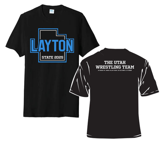 Layton Wrestling GIRLS State Shirt 2025- ADULT